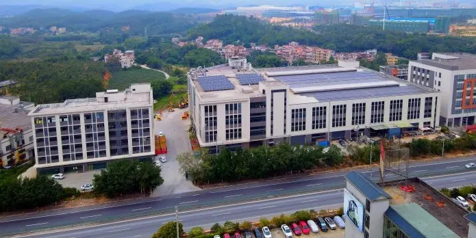 Campus with solar rooftop