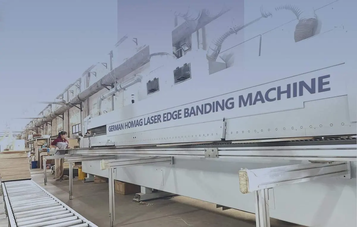 German Homag laser edge banding machine